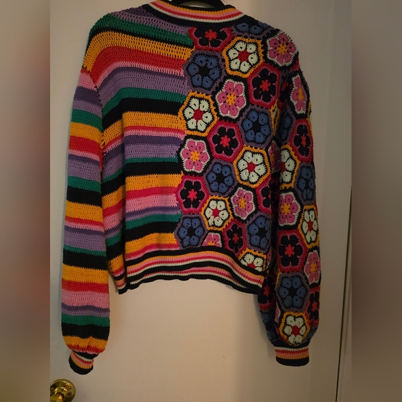 FARM Rio Crochet Sweater - Picture 8 of 8